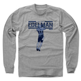 Mens Long Sleeve Heather Gray