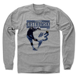 Mens Long Sleeve Heather Gray