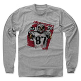 Mens Long Sleeve Heather Gray