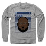 Mens Long Sleeve Heather Gray