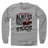 Mens Long Sleeve Heather Gray