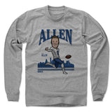 Mens Long Sleeve Heather Gray