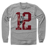 Mens Long Sleeve Heather Gray