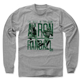 Mens Long Sleeve Heather Gray