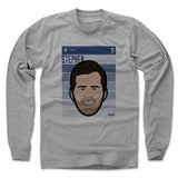Mens Long Sleeve Heather Gray