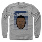 Mens Long Sleeve Heather Gray