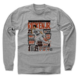 Mens Long Sleeve Heather Gray
