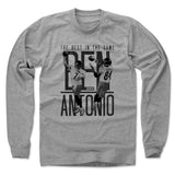 Mens Long Sleeve Heather Gray