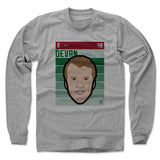 Mens Long Sleeve Heather Gray