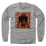 Mens Long Sleeve Heather Gray