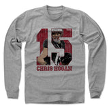 Mens Long Sleeve Heather Gray