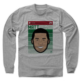 Mens Long Sleeve Heather Gray