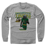 Mens Long Sleeve Heather Gray