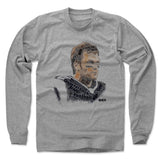 Mens Long Sleeve Heather Gray