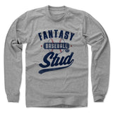 Mens Long Sleeve Heather Gray