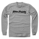 Mens Long Sleeve Heather Gray