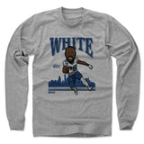 Mens Long Sleeve Heather Gray