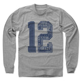 Mens Long Sleeve Heather Gray