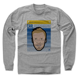 Mens Long Sleeve Heather Gray
