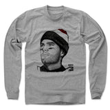 Mens Long Sleeve Heather Gray