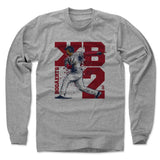 Mens Long Sleeve Heather Gray