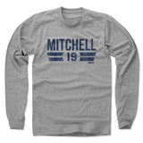 Mens Long Sleeve Heather Gray