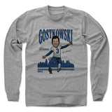 Mens Long Sleeve Heather Gray