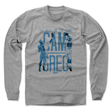 Mens Long Sleeve Heather Gray