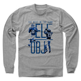 Mens Long Sleeve Heather Gray