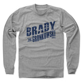 Mens Long Sleeve Heather Gray