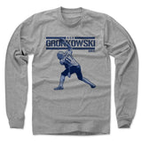 Mens Long Sleeve Heather Gray