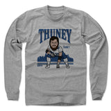 Mens Long Sleeve Heather Gray
