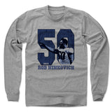 Mens Long Sleeve Heather Gray