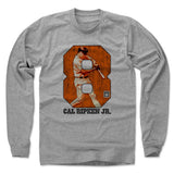 Mens Long Sleeve Heather Gray