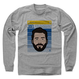 Mens Long Sleeve Heather Gray