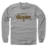 Mens Long Sleeve Heather Gray