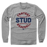 Mens Long Sleeve Heather Gray