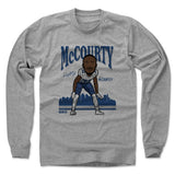 Mens Long Sleeve Heather Gray