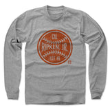 Mens Long Sleeve Heather Gray