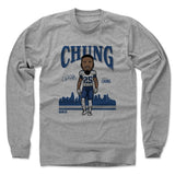 Mens Long Sleeve Heather Gray