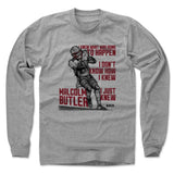 Mens Long Sleeve Heather Gray