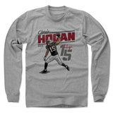 Mens Long Sleeve Heather Gray