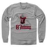 Mens Long Sleeve Heather Gray