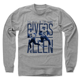 Mens Long Sleeve Heather Gray