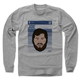 Mens Long Sleeve Heather Gray