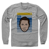 Mens Long Sleeve Heather Gray
