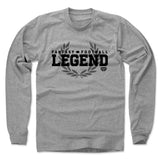 Mens Long Sleeve Heather Gray