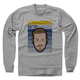 Mens Long Sleeve Heather Gray