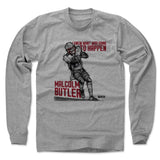 Mens Long Sleeve Heather Gray