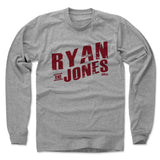Mens Long Sleeve Heather Gray